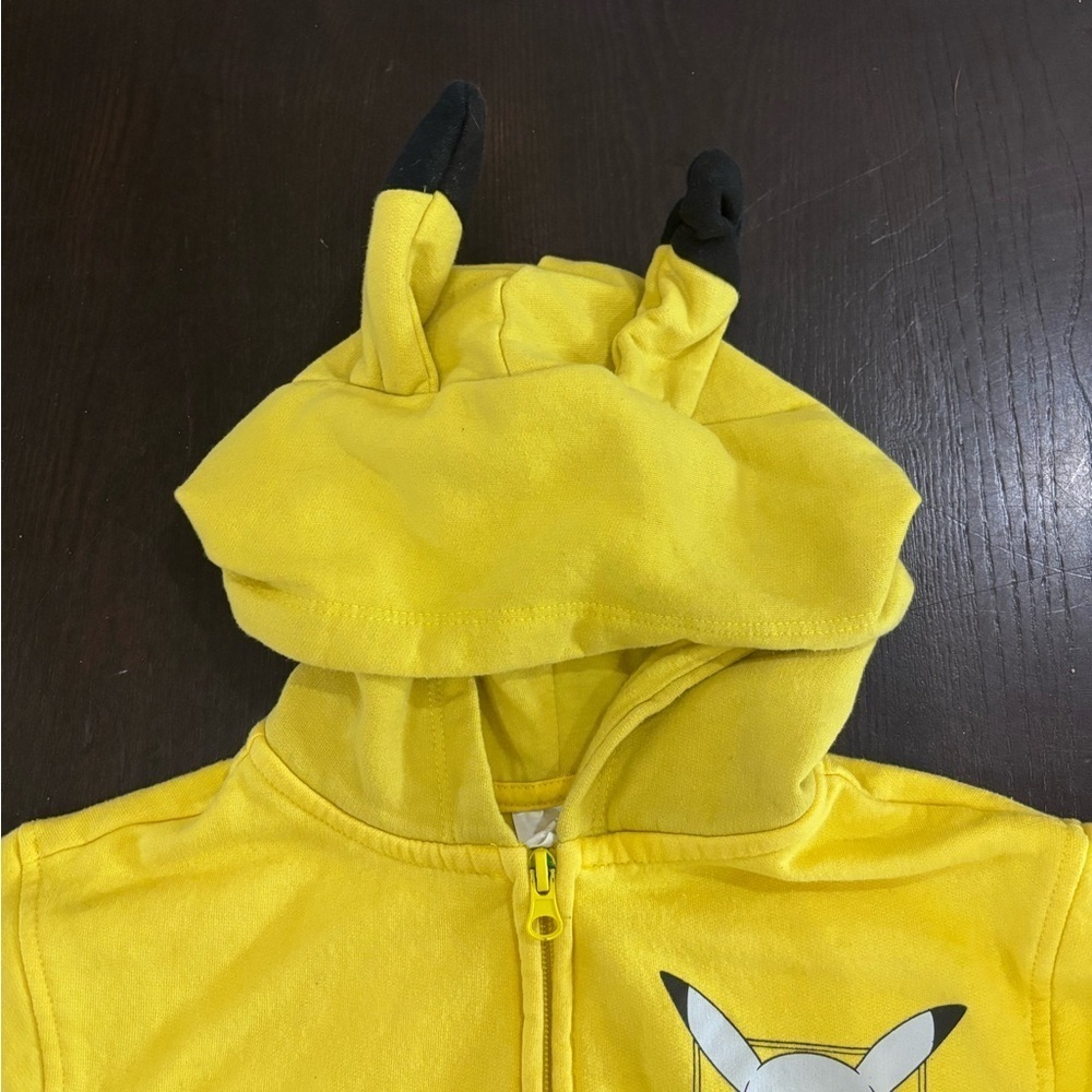 Pokémon Zippered Hooded Sweatshirt Kids Size Small - Picture 5 of 12